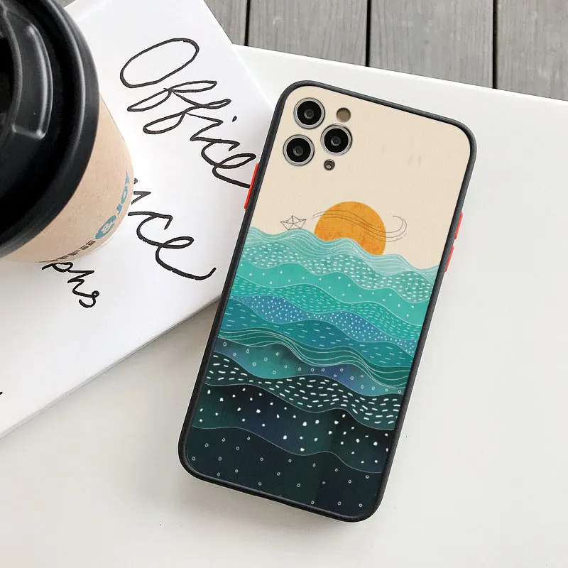 Whale Fish Wave Sea Handyhülle für iPhone X XR XS 17 15 13 14 12 11 Pro Max 14 16 Leuchtturm für iPhone 15 Plus stoßfeste Abdeckung – Detail 9