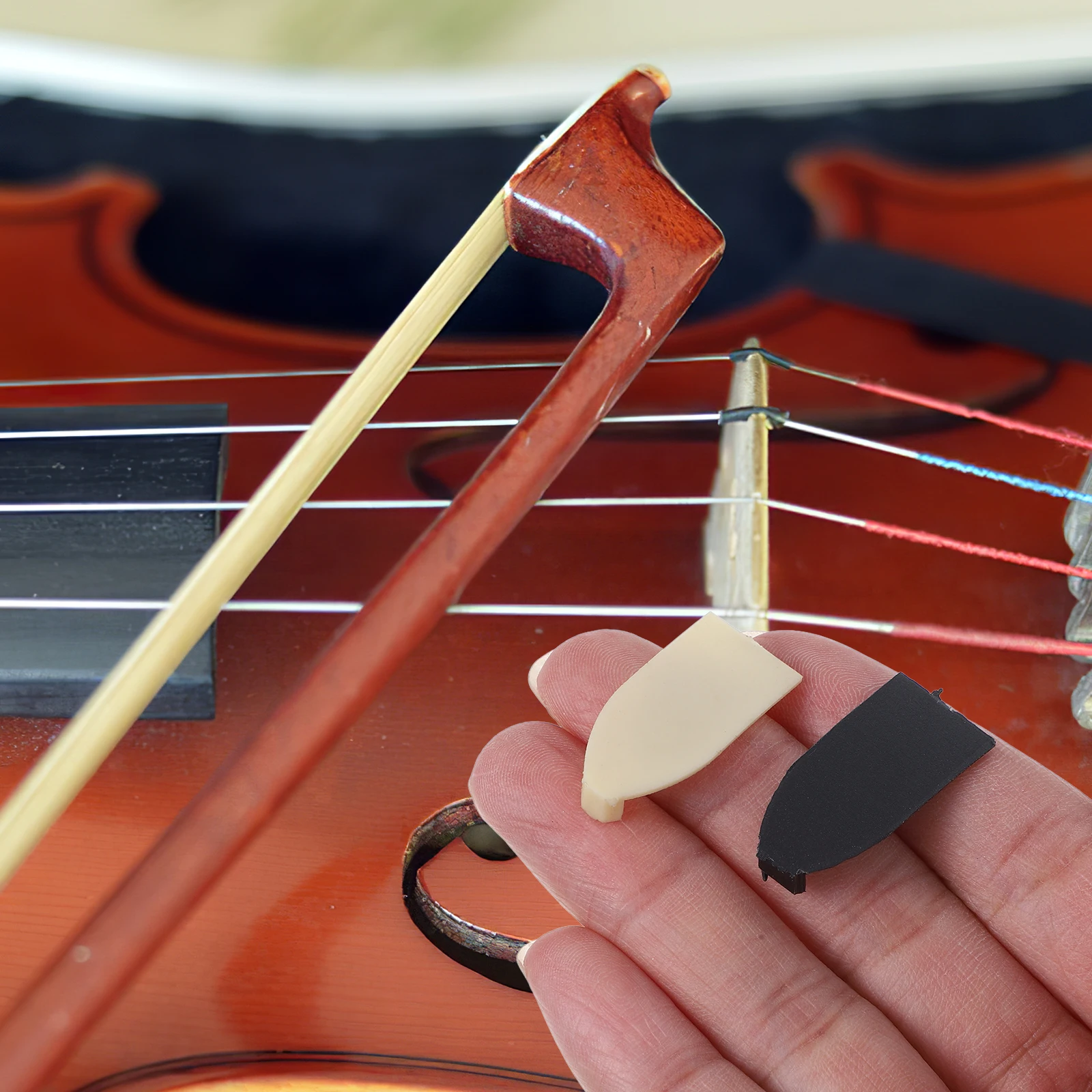 

10 Pcs Viola Bow Accessories Stopper Violin Rosin Instrument Tip Protector Cello