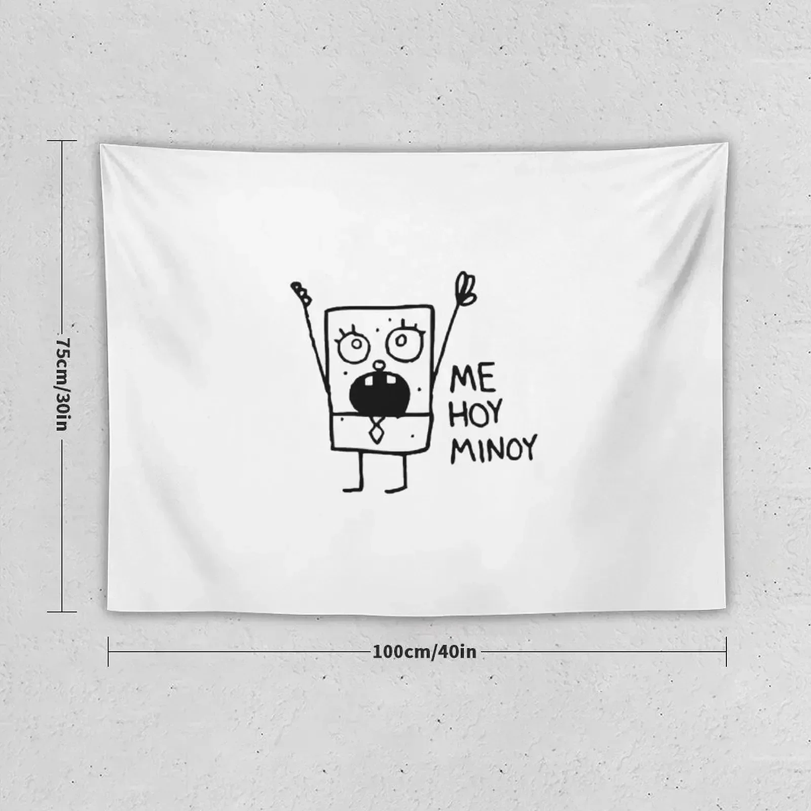 Me Hoy Minoy Tapestry Decoration Home Aesthetic Room Decor Korean Tapestry