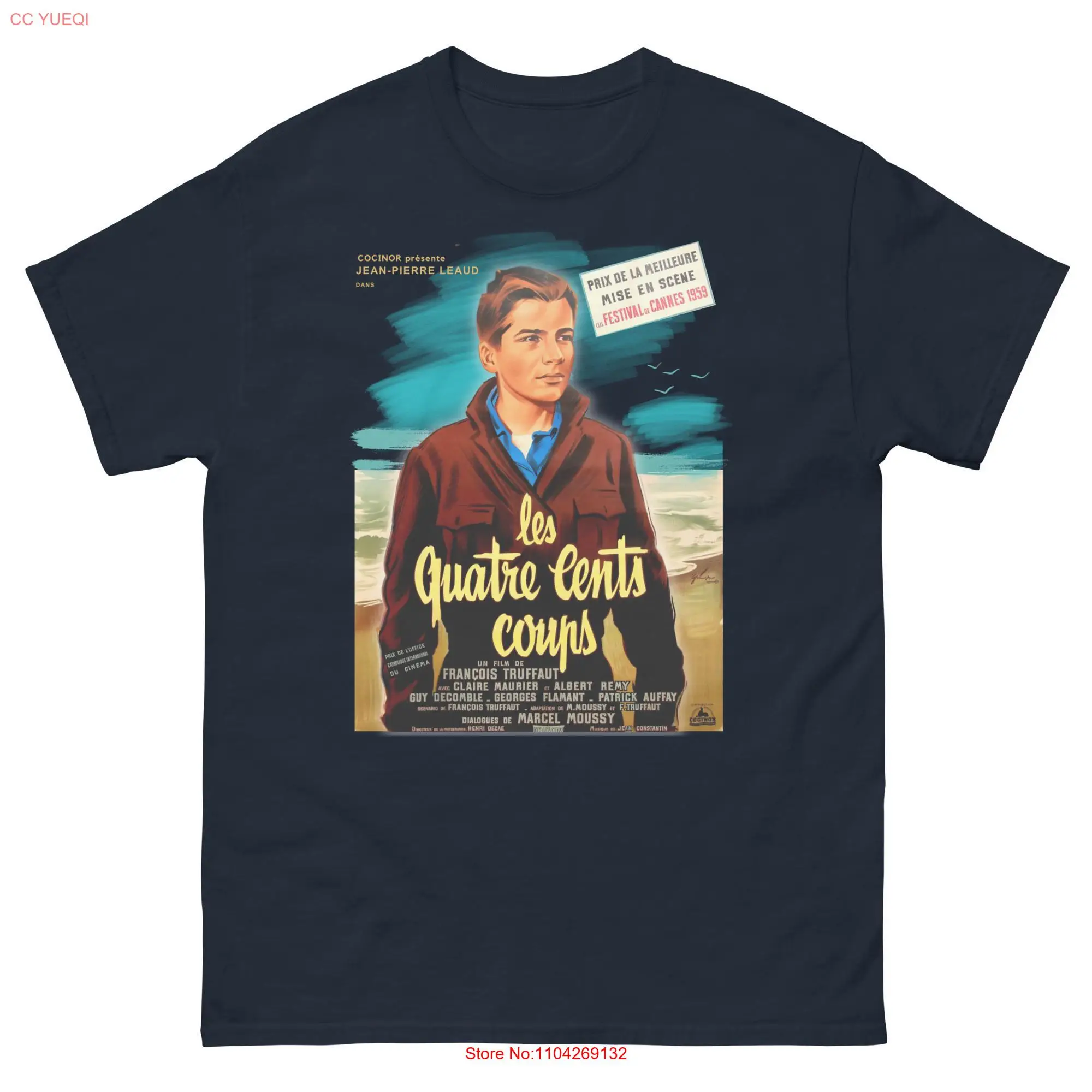 

The 400 blows t shirt François Truffaut tee Nouvelle Vague Vintage Style Fan Perfect Cult Film Enthusiast