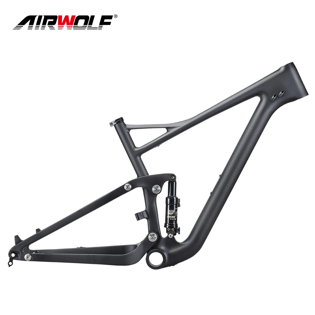 

Airwolf Carbon Frame Mtb 29 Full Supension Mountain Bike Frameset Travel 122mm 15 17 19 Inch 29" Carbon Mtb Frame