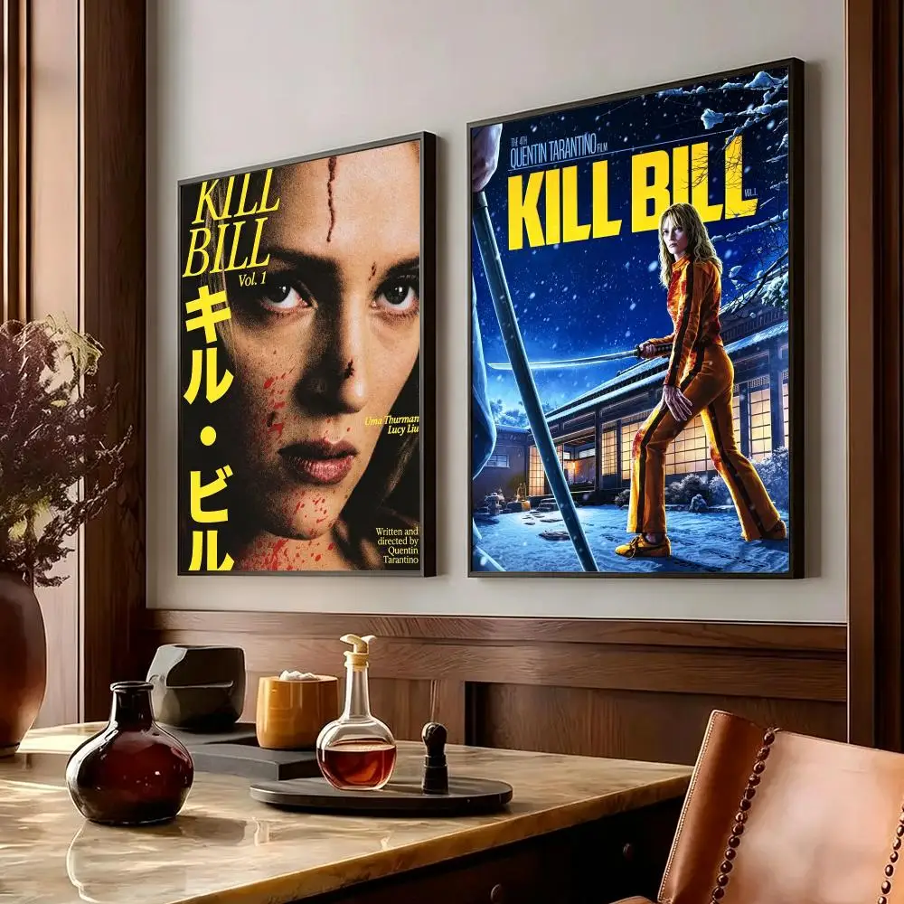 movie Kill Bill Poster Poster HD Printing Cozy Warm Style Home Decor Suitable for Living Room Bedroom Gift