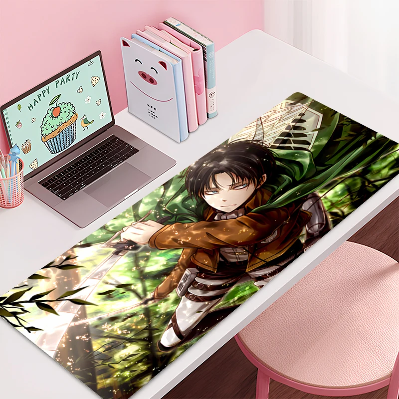 Mousepad Attack on Titan New MousePads Keyboard Pad Mouse Mat Gamer Soft Office Carpet Mat Desktop PC carpet Big Anime Mouse Pad