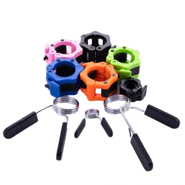 

50mm 25mm Weightlifting Barbell Collar Clamps Spring Clip Dumbbell Anti-slip Buckle for Fitness Gym Equipment
