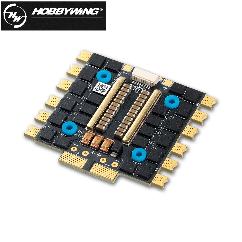 Hobbywing RTF F7 8S Lite FC Stack 80A 100A 4in1 4-8S AT 32-Bit ESC unterstützt DShot300 DShot600 für FPV-Renndrohnen – Detail 10