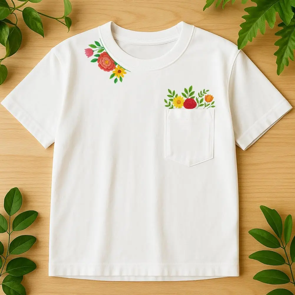 Flower Stick-and-Stitch Stabilizer 4