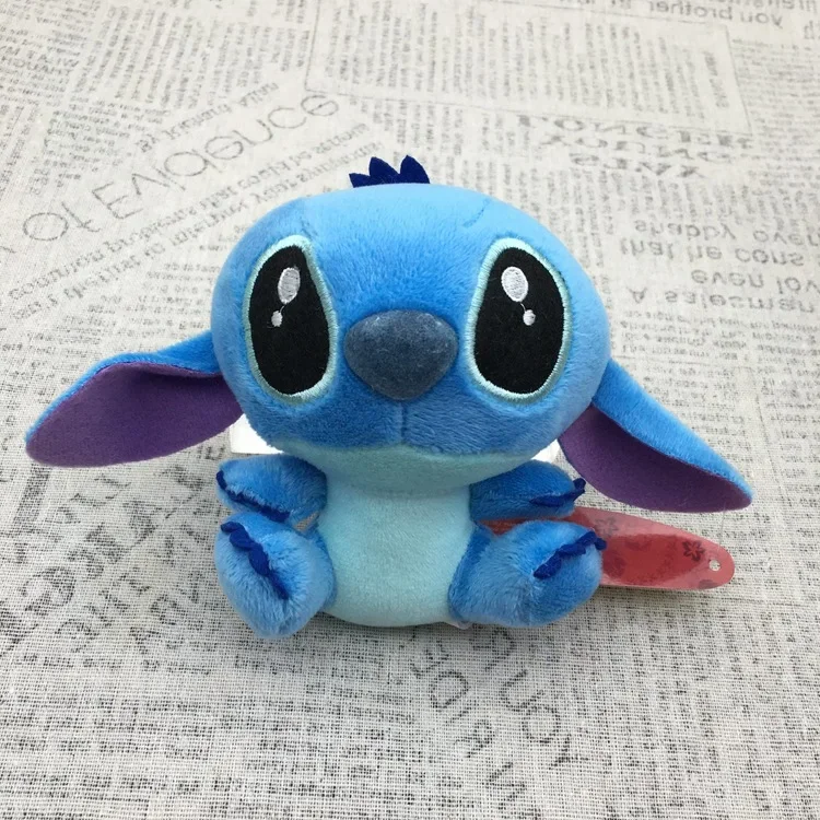 Disney Lilo y Stitch muñeco de peluche juguete ramo Stitch Animal relleno llaveros colgante niña niños cumpleaños regalos de navidad