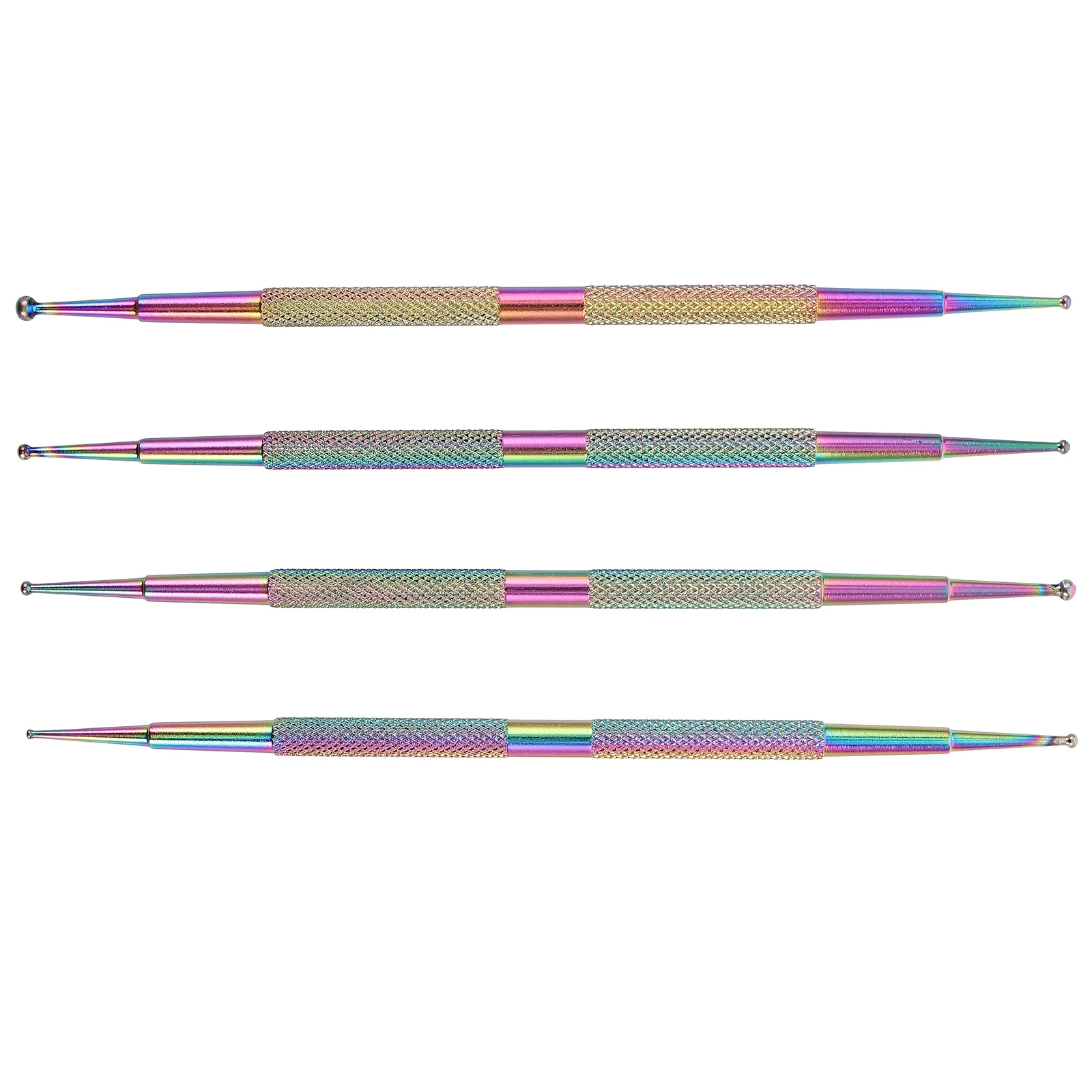 

4Pcs Rhinestone Dotting Pen Dual End Nail Art Tool Kit Unique Designs Multiple Heads Manicure Dotting Accessories DIY Crafts