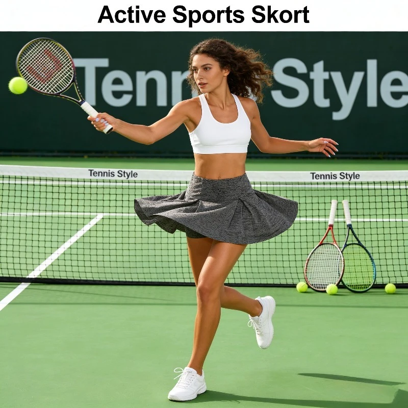 2026 Europe and America Summer New Women's Solid Color Fake Two-Piece Leggings Shorts