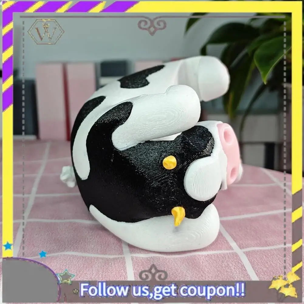 

New Cow Sticky Note Holder Pops Up Note Dispenser With Pen Holder, Note Dispenser For Desk Home Office Accessories