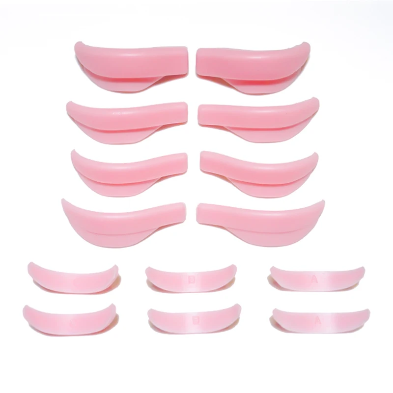 4/5/7 Pairs Silicone Eyelash Perm Pad Lifting Lashes Rods Shield Recycling 3D Eyelash Curler Accessories Applicator Makeup Tools