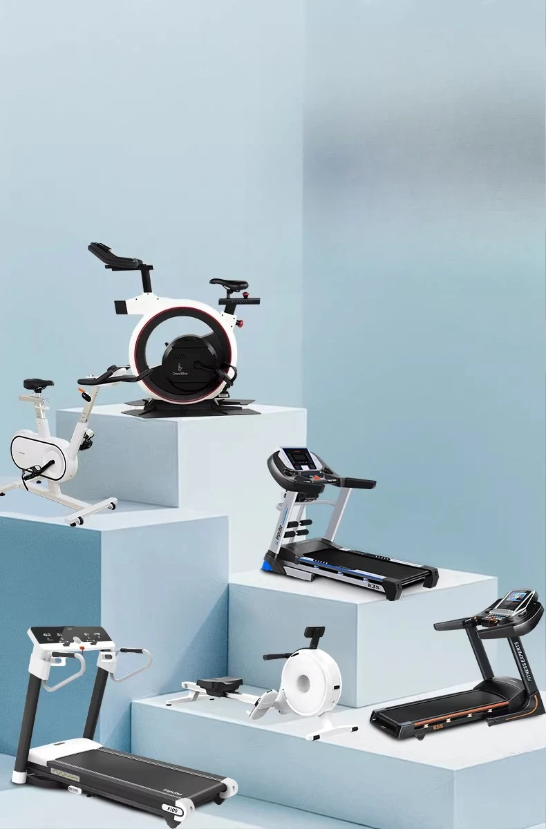 Household large slope real scene foldable multifunctional treadmill shock absorption fitness equipment gym weight loss