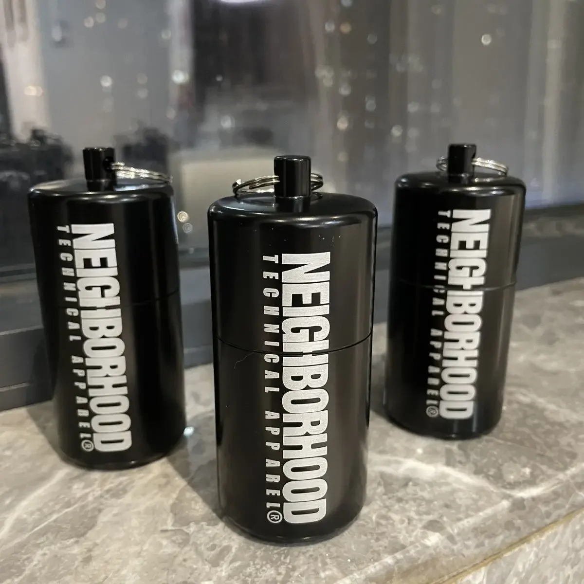 NBHD Aluminum Alloy 20‑Cigarette Storage Case, Portable Airtight Metal Container for Camping, Toothpick Tea Coffee Storage