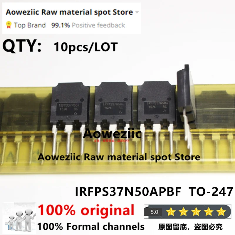 Aoweziic  2017+ 100% New Imported Original  IRFPS37N50APBF IRFPS37N50A TO-247 Power MOS Tube 500V 36A