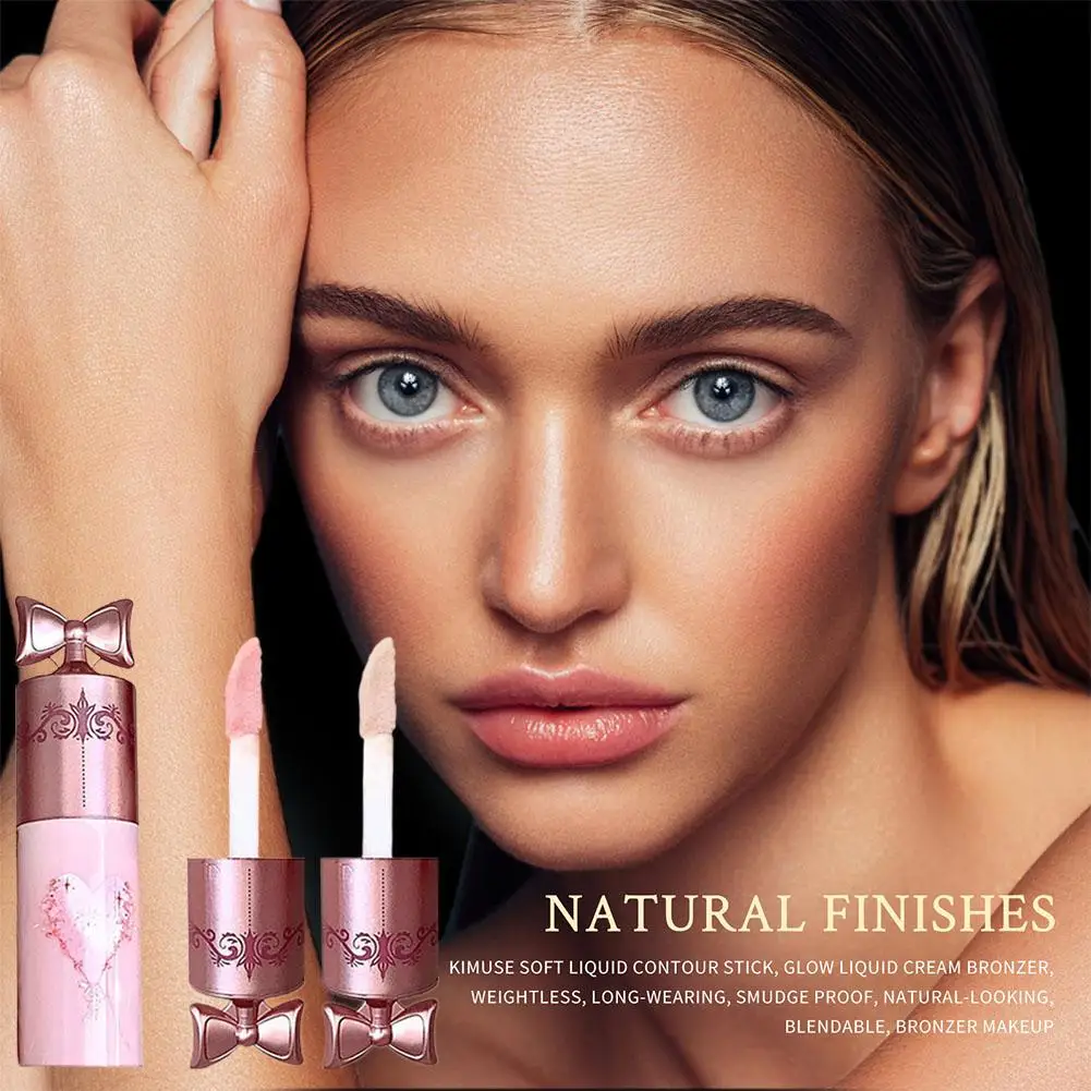 Corrector líquido iluminador rosa, resistente al agua, Control de aceite, cobertura oscura, poros, crema correctora hidratante para círculos, Foundation X8O5