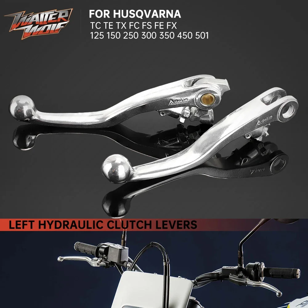 Dźwignie sprzęgła hamulca motocyklowego do HUSQVARNA TC TE TX FC FE FX 125 250 300 350 450 501 2020 2018 2021 akcesoria uchwyty