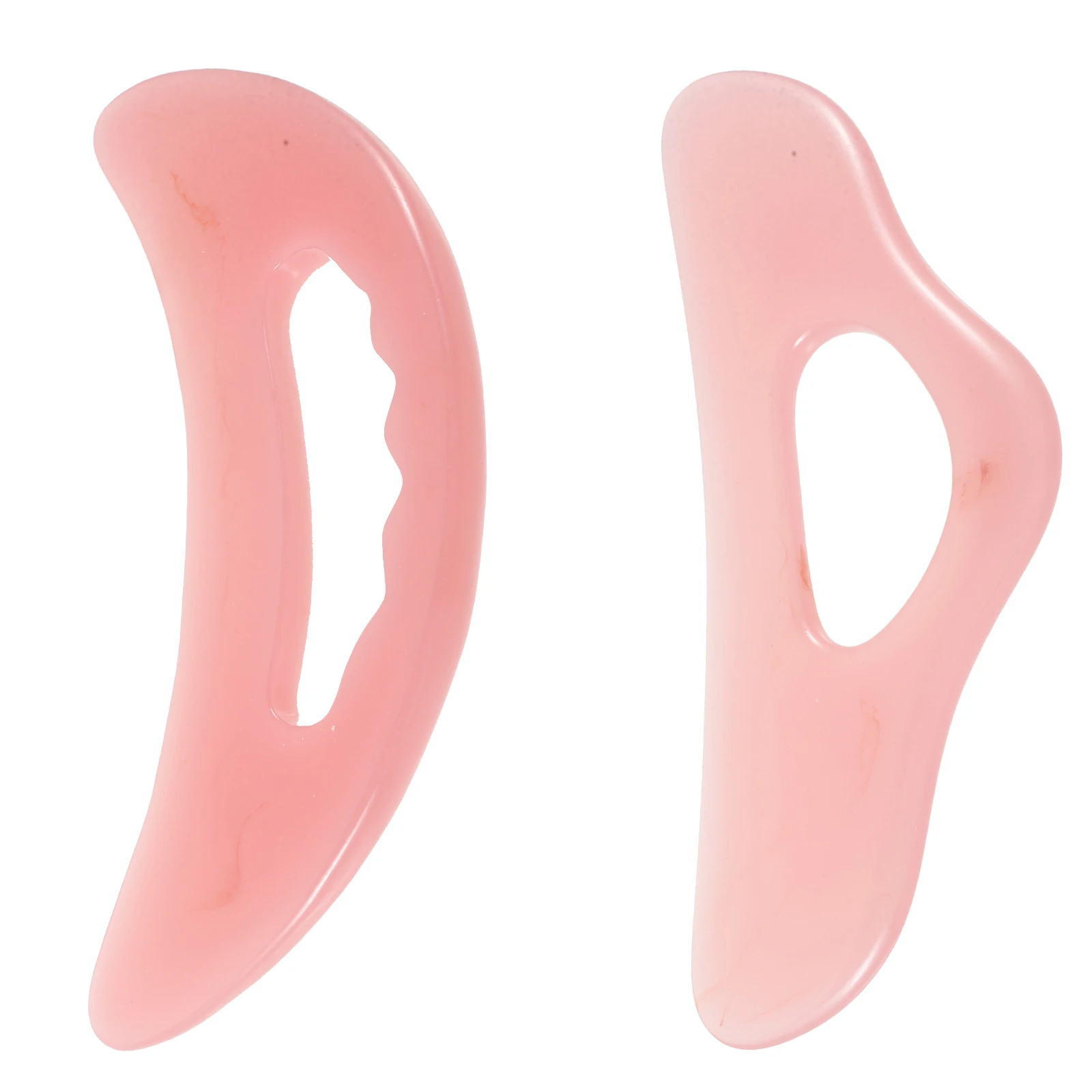 

2pcs Guasha Massage Board Resin Body Scraper Tool For Neck Shoulder Back Hand Foot Care Multi-Functional Spa Massager