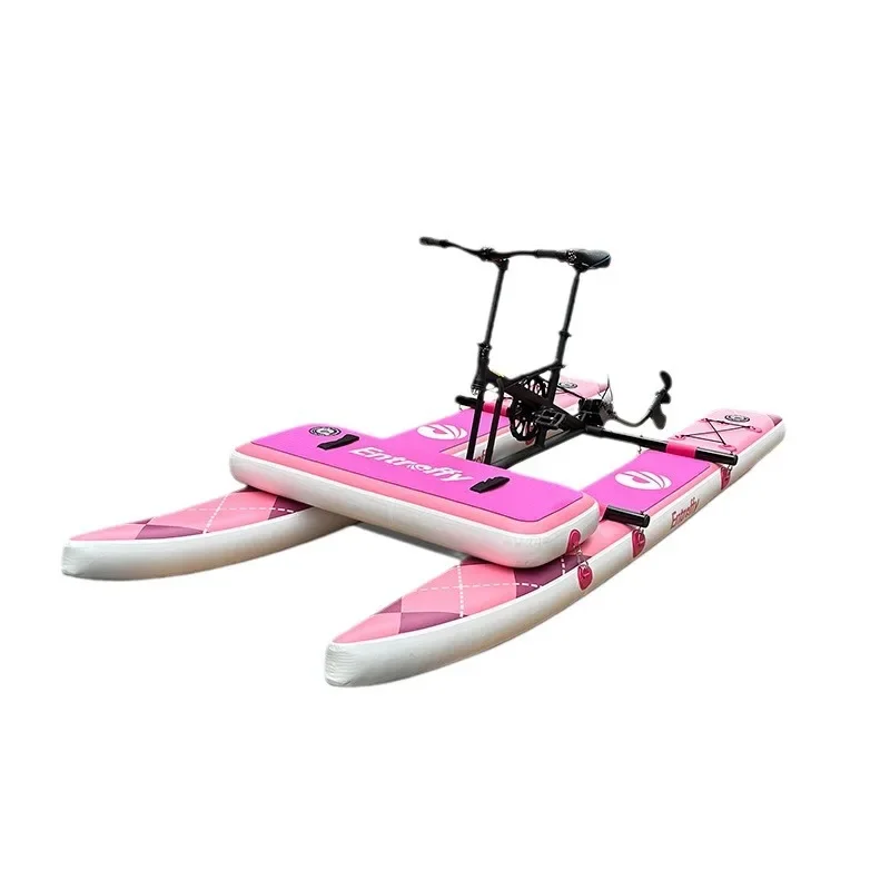 Attractions Sightseeing Boat Single Double Triple, Water Recreation Vehicle WaterBicycle Water Bike