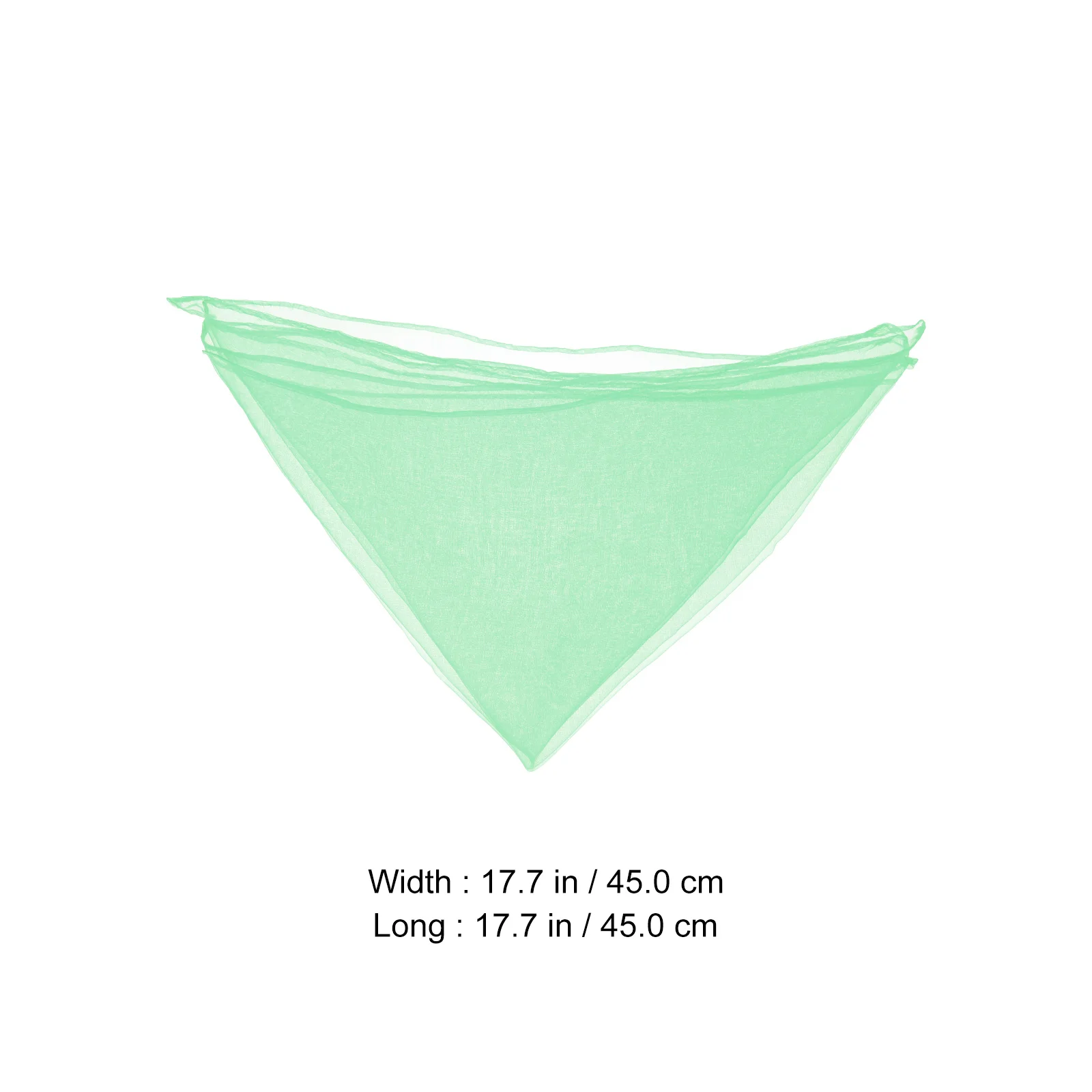 

10pcs Pure Color Square Scarves Lightweight Silky Scarf For Kids Dance Performance Outdoor Face Veil Sunscreen Chiffon Silk