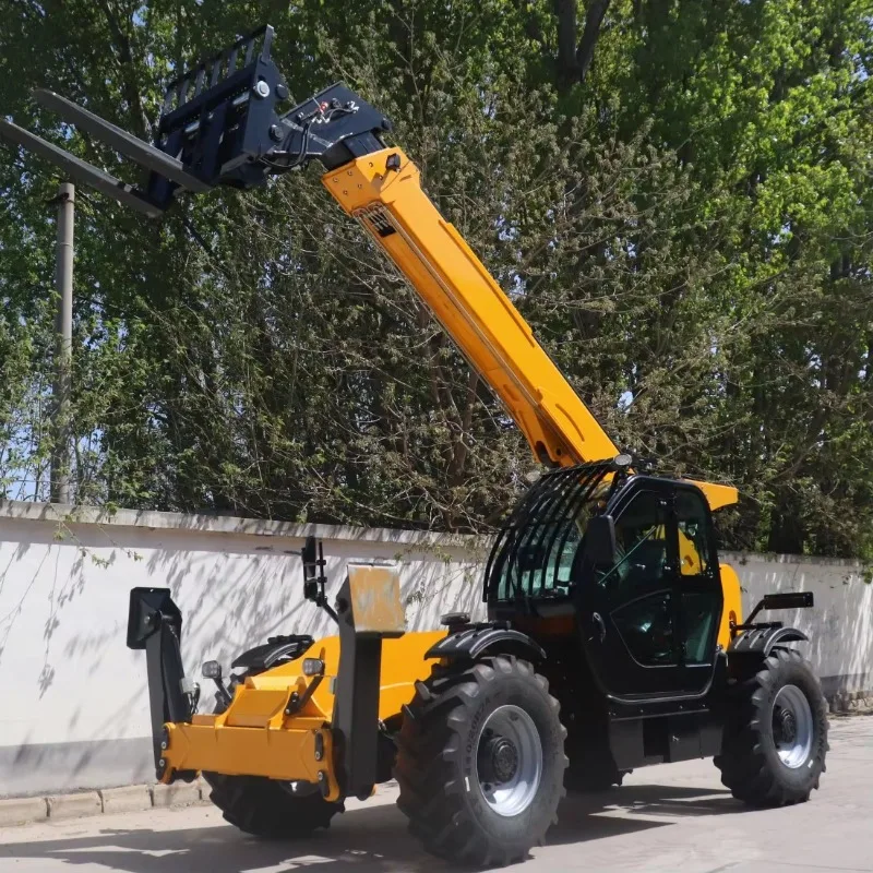 Telehandler New Customizable Engine 7000mm Lift Height Yunnei 38 3.5Ton Load Fwd Telescopic Forklift