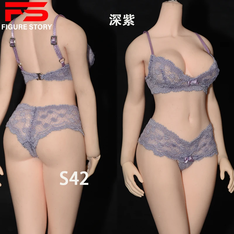 

1/6 scale female dolls clothes Sexy lace underwear fit 12'' action figrue body model