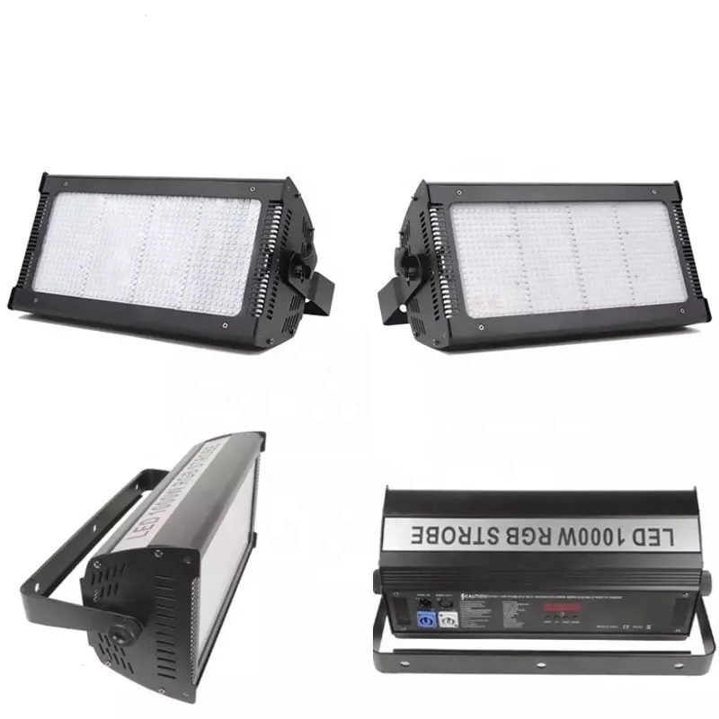 BOTAI-LED Strobe Light para DJ Stage, Iluminação DMX512, Decorações DJ, 1000W, RGB, Nova Chegada