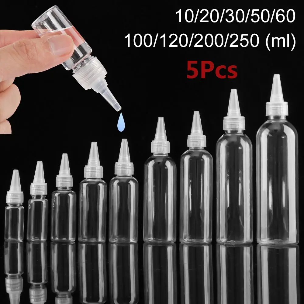 10-250ml Travel Eye Dropper Container Empty Storage Refillable Bottle Squeeze Bottle Empty Dropper Liquid Sample