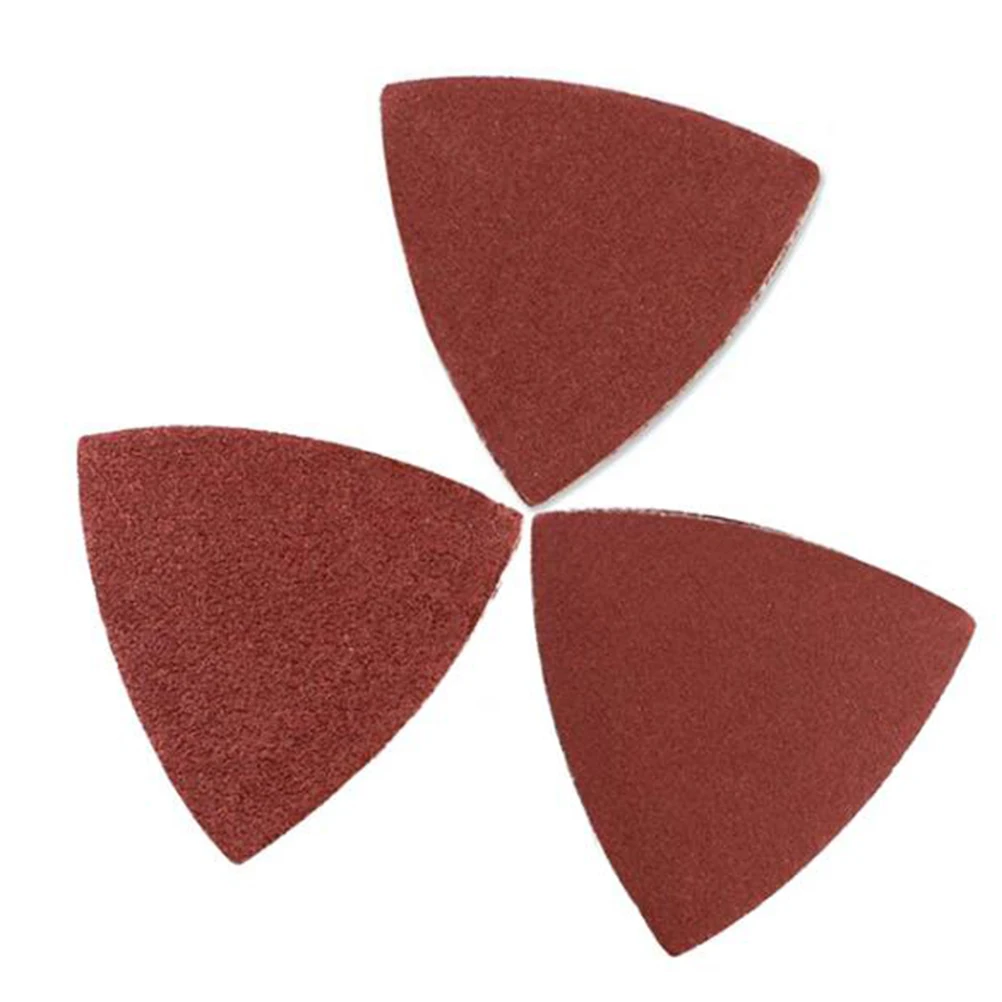 

100 Pcs S paper Tool Detail S Discs Grinding Wheel Triangular Sheets Aluminum Oxide Polishing Anti Static Non