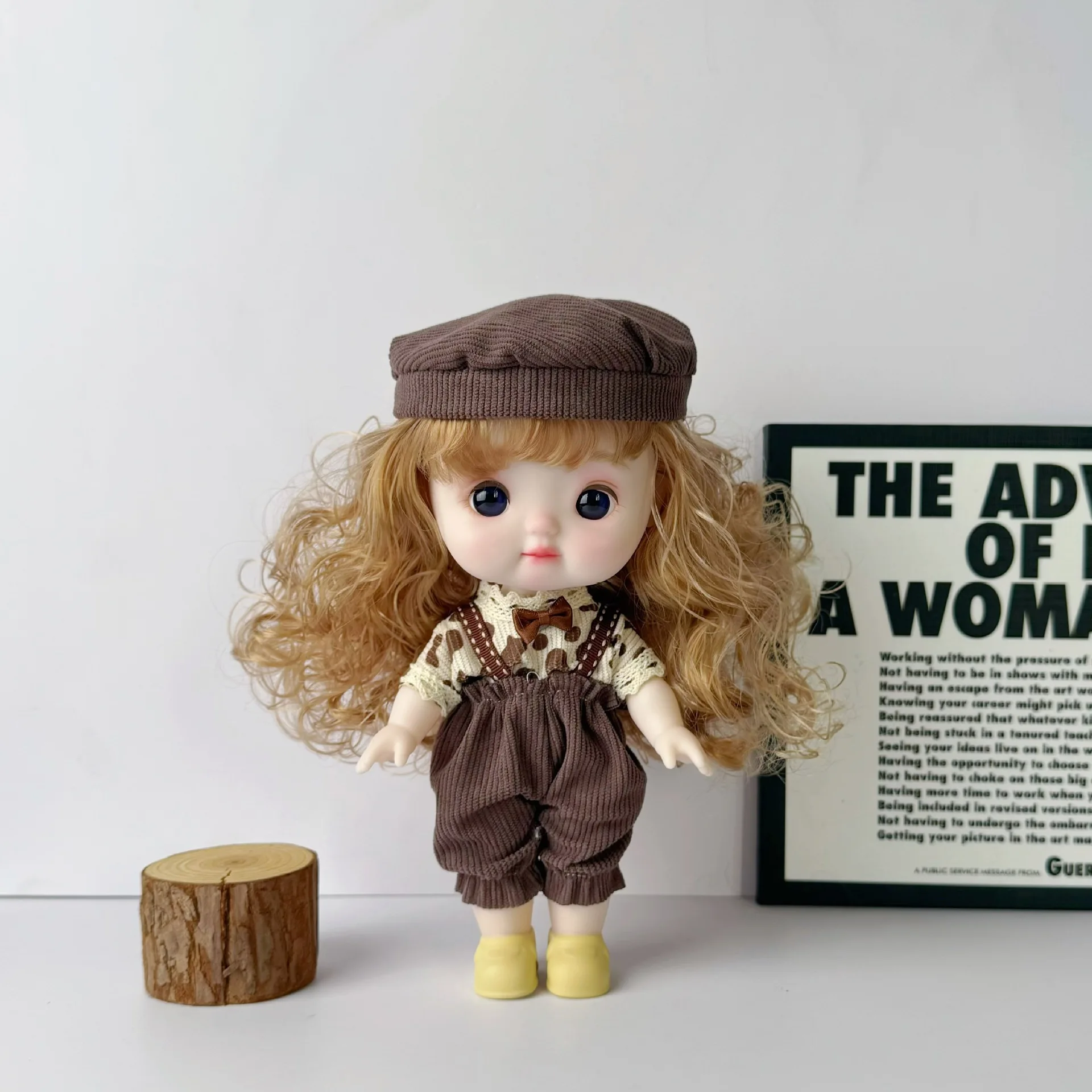 22Cm Zoete Schattige Prinses Pop Speelgoed Mode Dress Up Pop Set 1/8 Poppen Gewrichten Beweegbare Diy Speelgoed Meisje speelhuis Speelgoed Verjaardagscadeau