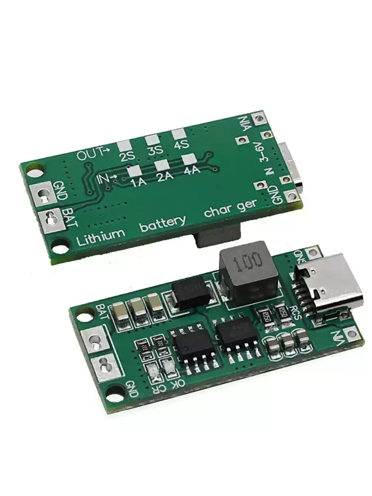 Type-C To 8.4V 12.6V 16.8V Lithium Battery Charger Boost Module 1A 2A 4A For 2S 3S 4S Li-ion Battery Charging Board view 4