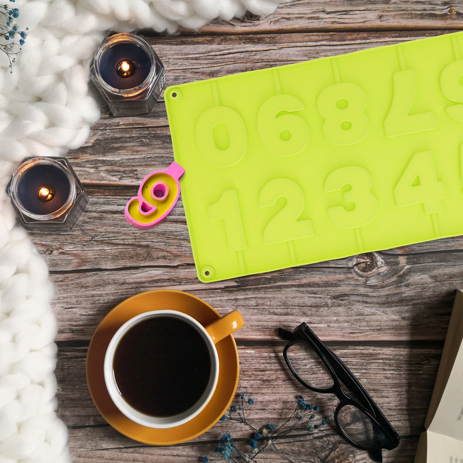 

Silicone Number 0-9 Cake Mold Food Grade Baking Tool For Chocolate Dessert Decorating Heat Resistant Kitchen Sealant