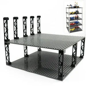 10 Buah Pelat Dasar Dua Sisi Braket Aksesori Kota Bagian MOC untuk Blok Bangunan Militer Mainan Hadiah untuk Anak-anak 10 pelat samping penjualan terbaik - №