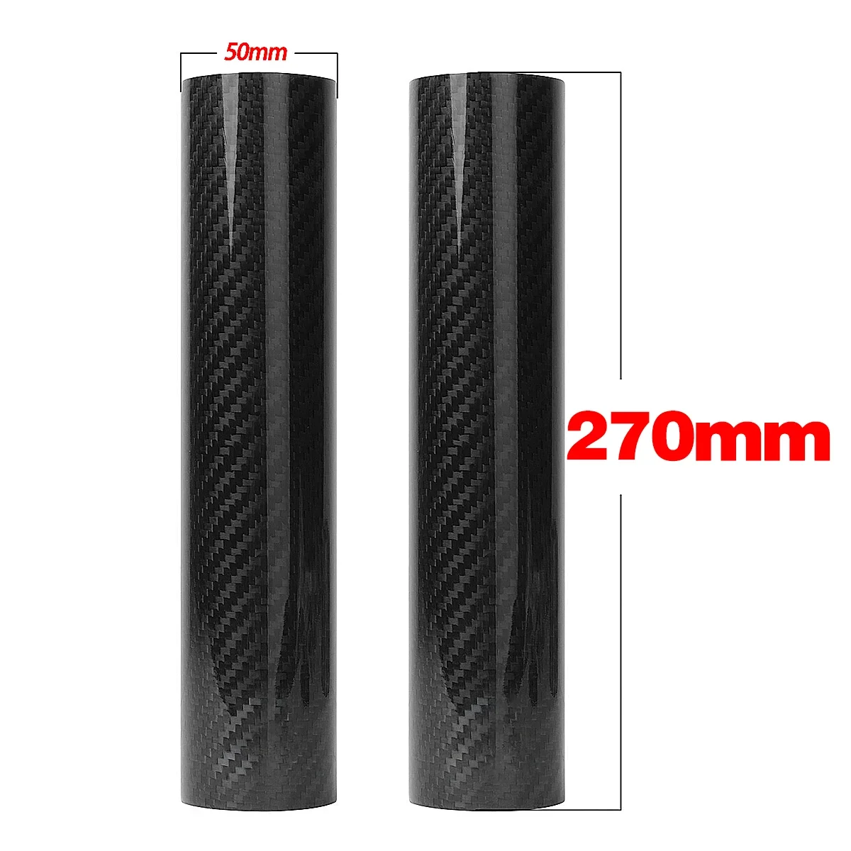 160mm-270mm Koolstofvezel Voorvork Guard Wrap Cover Voor KTM SHERCO Beta Kawasaki Suzuki Honda Yamaha motorcross Universele Onderdelen