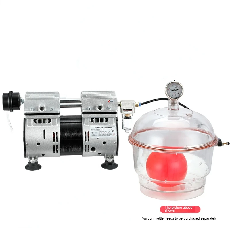 220V Vacuum Pump for Industrial Small Oil-Free Silent Vacuum Pump Pumping Laboratory Vacuum Pump Negative Pressure Air Pump
