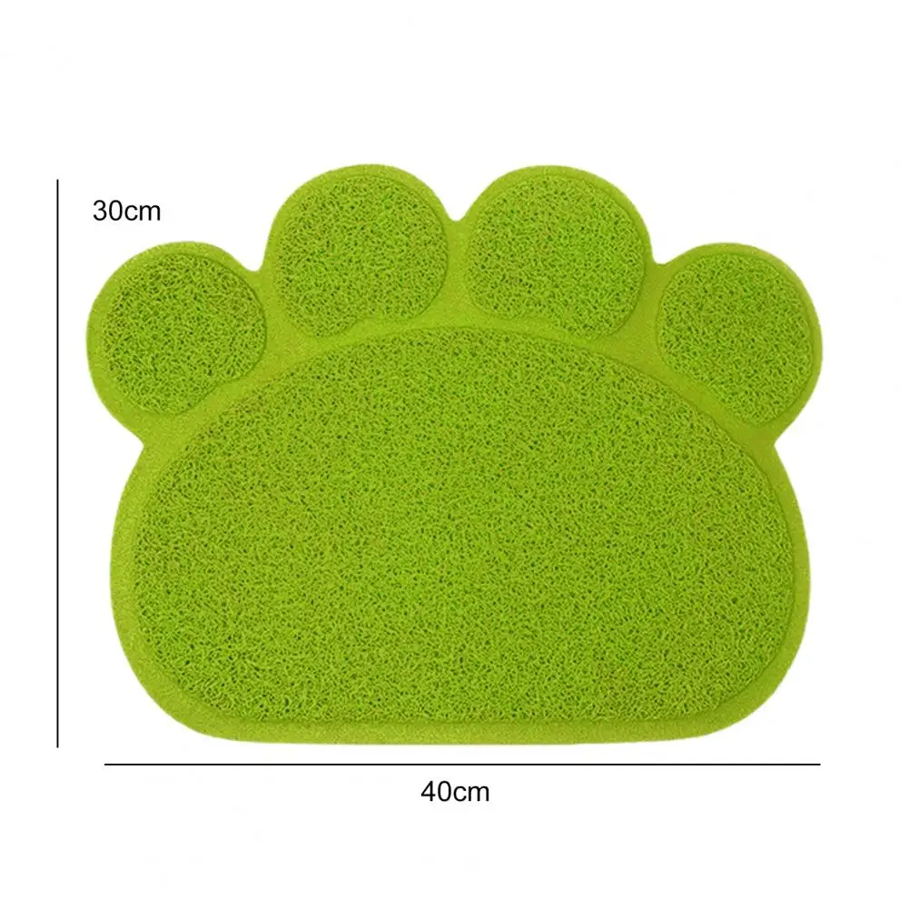 Cat Litter Mat Soft Leak-proof Non-slip Less Waste Cloth Claw Shape Cat Litter Pad Pet Litter Mat Cat Supplies