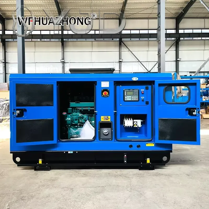 Compact Three-phase Ricardo Silent Diesel Generator Set 30kW 40kW Soundproof Design Large Fuel Tank 12 Hours Continuous Use