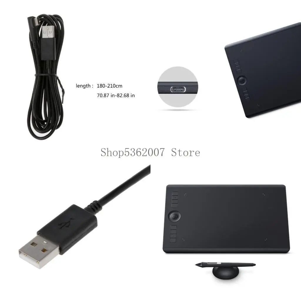 

USB Type-C Power Cable для Wacom Digital Brawing Barge Cable PTH660 860 40JB