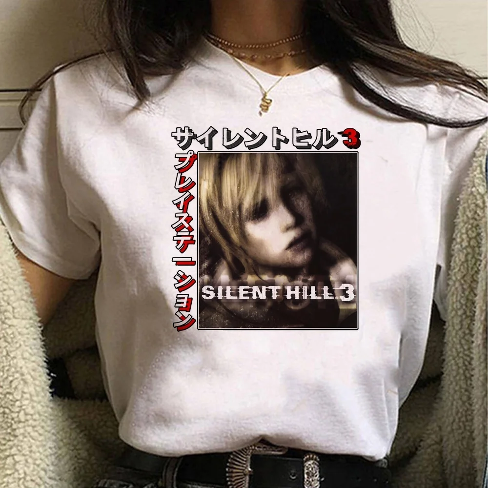 Silent Hill top tees teen funny goth 80s aesthetic scene  shirt streetwear japanese dollette