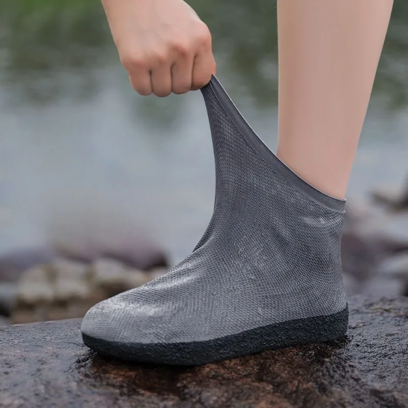 Male Shoes Chef Kitchen Biker Light Weight Galoshes Ankle Covers Cooking Motorcycle Short Men's Rain Boots Low Garden City Water