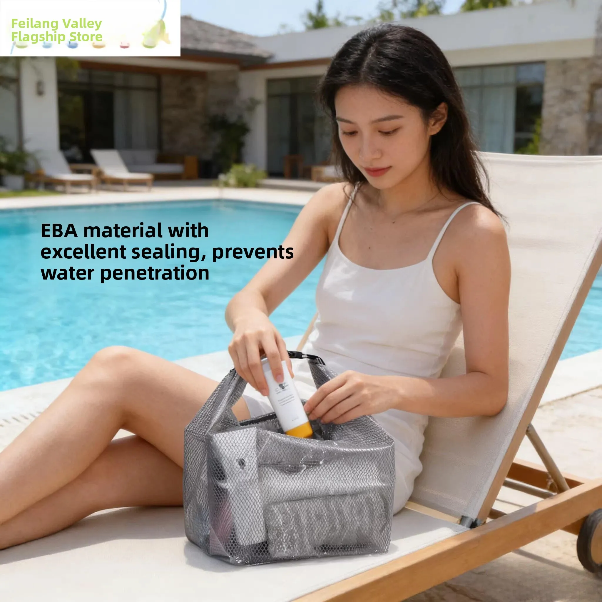 

Waterproof Swimming Bag Fitness Outdoor Dry Wet Separation Cosmetic Storage Pouch Large Capacity Travel Gym Bag for Men And W...