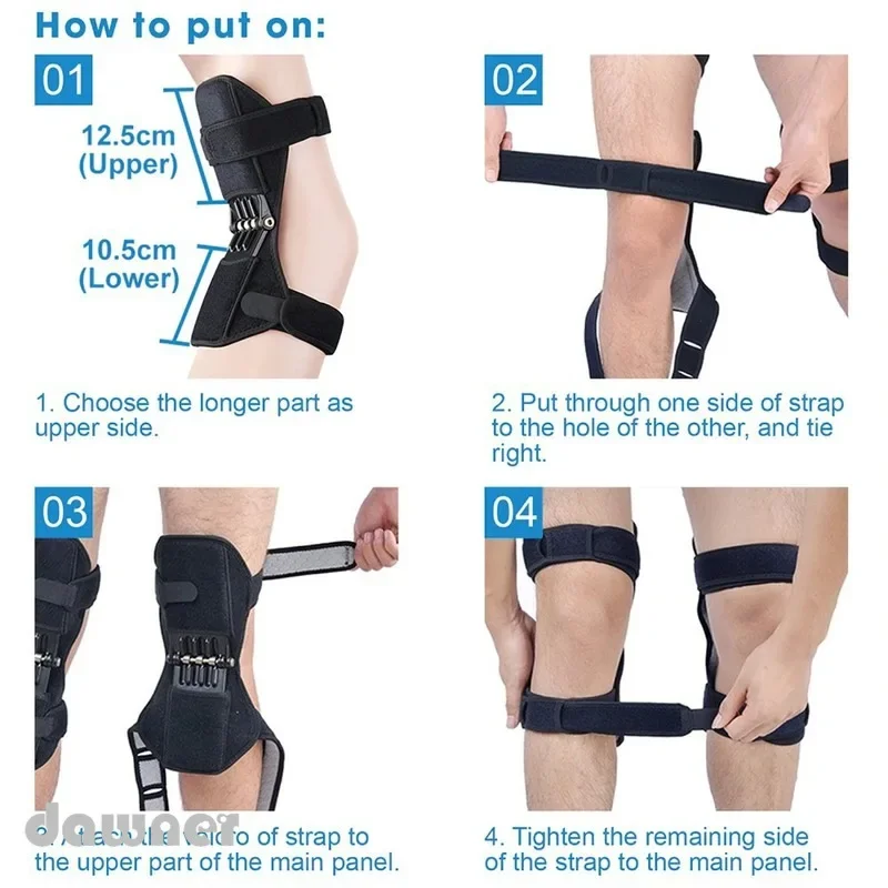 Knee Protection Booster Power Support Joint Protection Strong Rebound Reduce Soreness Squat Booster Climbing Protective Gear