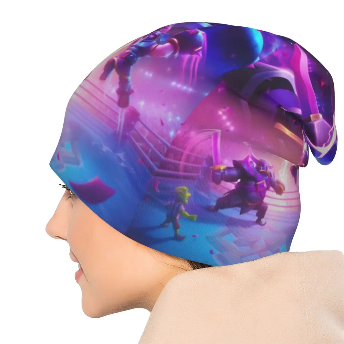 Clashes Royaleds Game Bonnet Hats Fashion Street Skullies Beanies Hat قبعة ربيعية متعددة الوظائف للرجال والنساء #5