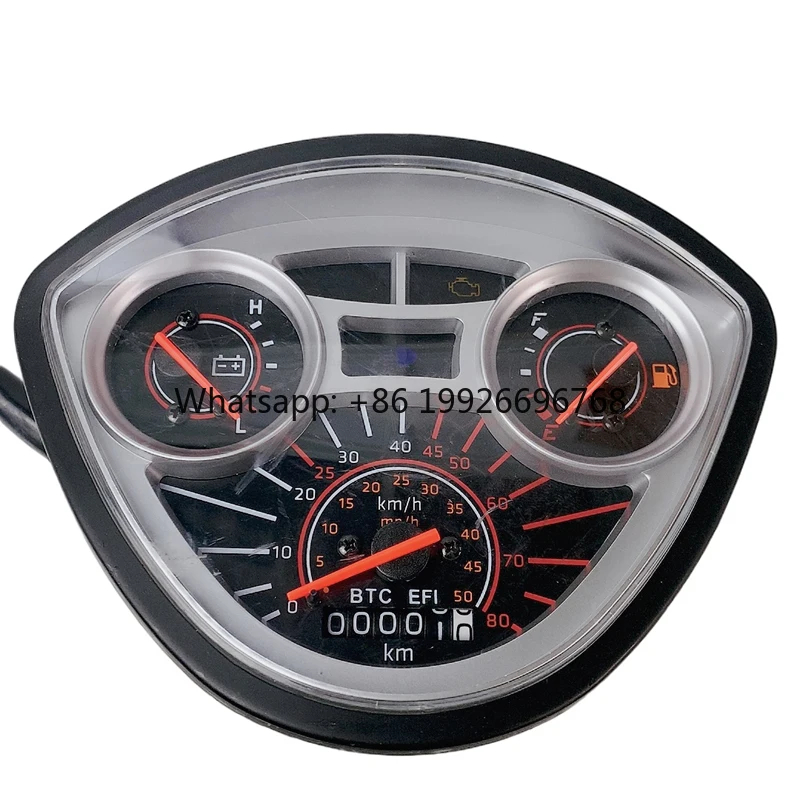 

New Digital Display Motorcycle Speedometer with Tachometer and Odometer 8v-30V Voltage ABS+PC Material