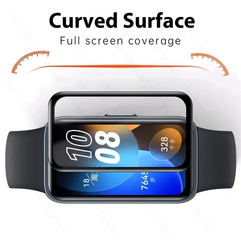 Voor Huawei Band 9 8, zachte TPU-film en PMMA-schermbeschermer