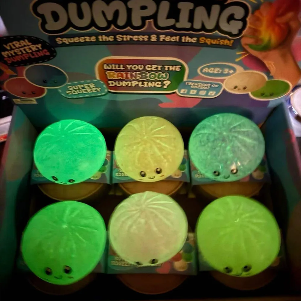 8-Pack Random Color TPR Malt Sugar Squishy - Slow Rising Stress Relief Sensory Fidget Blind Box