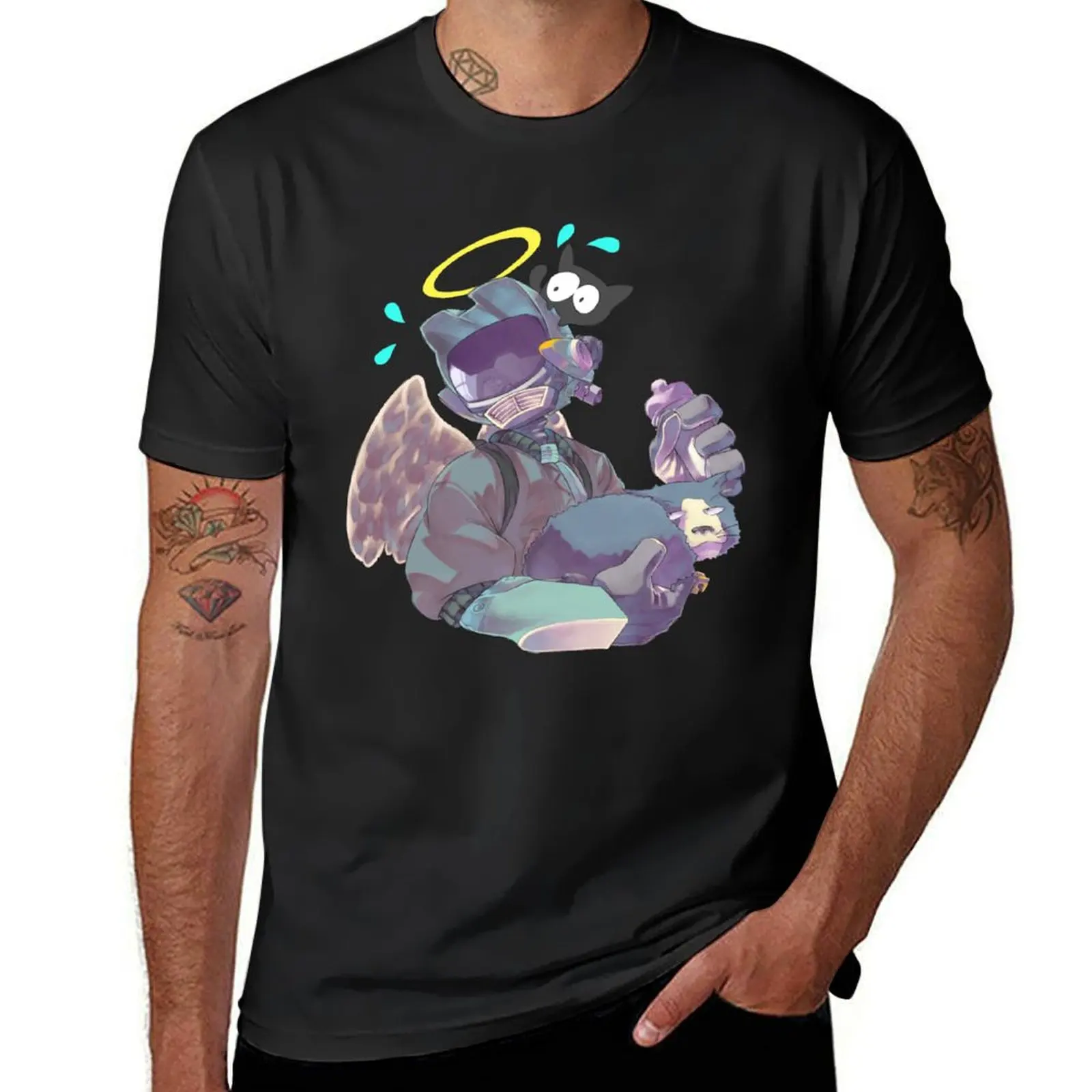 

Canti -FLCL T-Shirt customizeds sweat hippie clothes mens funny t shirts