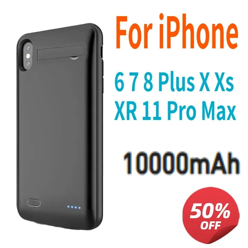 10000mAh Battery Charger Case For iPhone 6 7 8 Plus Charging Case For iPhone X Xs XR 11 Pro Max Portable Power Bank