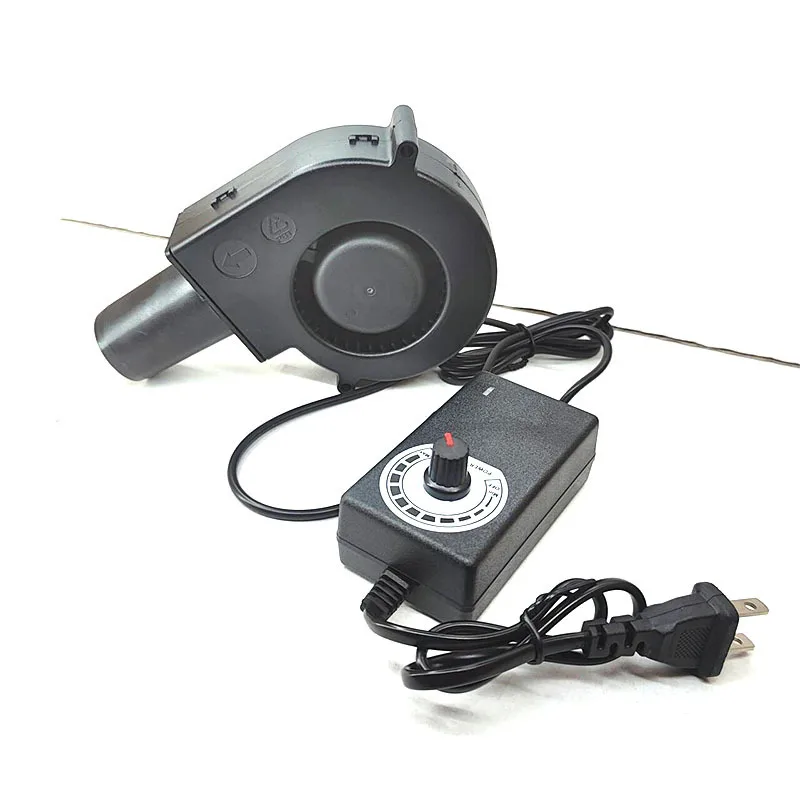 12V Blower 1.2A Large Air Volume Heating Stove Waste Oil Barbecue Stove Firewood Stove Fan with Governor
