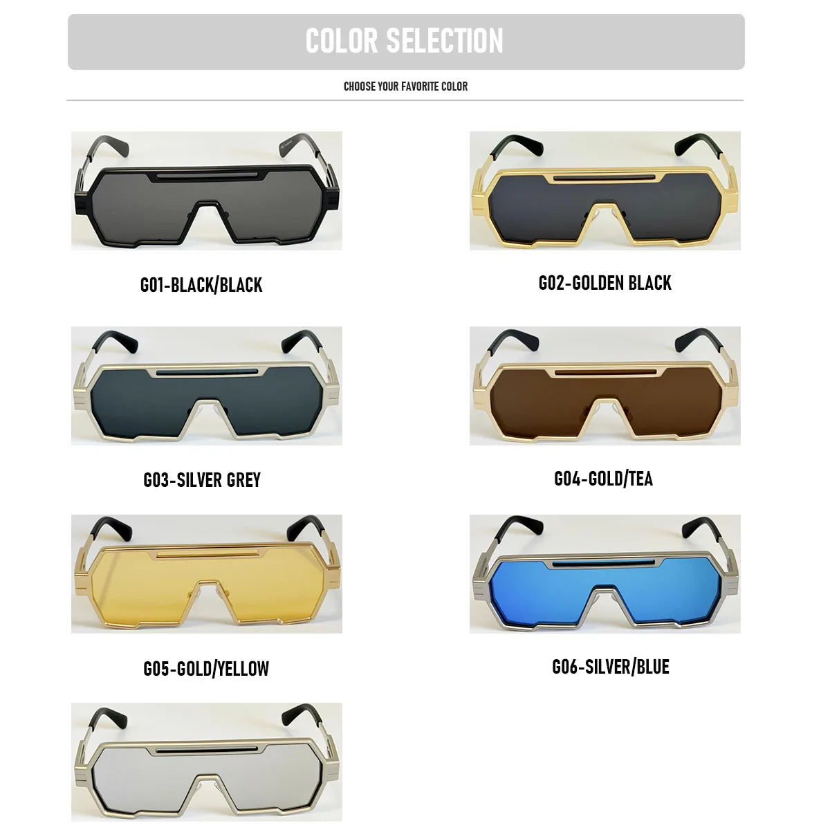 Quadratische Steampunk-Sonnenbrille für Damen 2026 Einteilige UV400-Schutz Sonnenbrille für Herren Markendesign Modische Brille Gafas De Sol Hombre – Detail 9