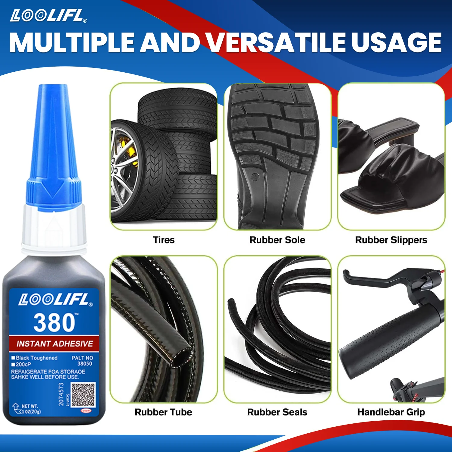 Rubber adhesive, epoxy resin adhesive, suitable for repairing conveyor belts, sealing strips and washers, shock absorbers and ho